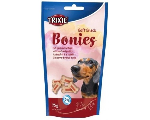 Trixie (Тріксі) Soft Snack Bonies Ласощі для собак зі смаком яловичини та птиці 75 гр