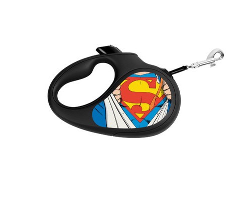 Рулетка WAUDOG з малюнком "Супермен Герой", чорний