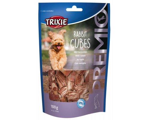 Trixie (Трикси) PREMIO Rabbit Cubes Лакомство для собак кролик 100гр