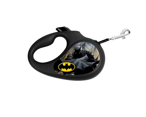 Рулетка WAUDOG с рисунком "Бэтмен Черный", черный