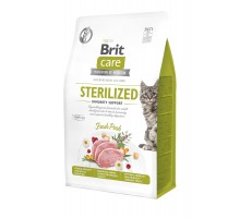 Brit Care Cat Grain Free Sterilized Immunity Support Pork корм для стерилізованих кішок