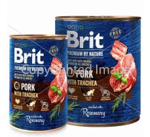 Brit Premium by Nature свинина зі свинячої трахеєю