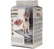 Пеленки для собак CaniAMici Super Nappy, принт газета 57 х 54 см