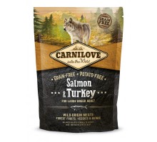 Carnilove Adult Large Salmon & Turkey с лососем и индейкой для взрослых собак крупных пород