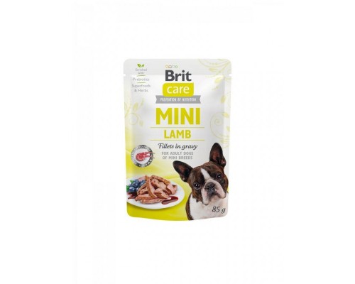 Brit Care Mini Lamb павукові філе ягня в соусі для собак 85 гр