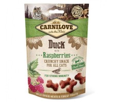 Carnilove Duck with Raspberries Ласощі для кішок з качкою і малиною для імунітету 50 г