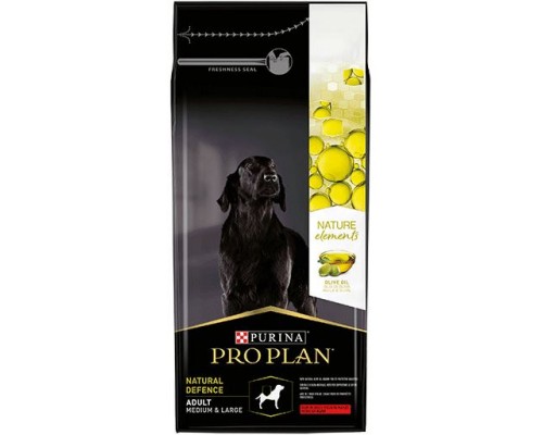 Pro Plan Nature Elements для собак середніх і великих порід з чутливою шкірою, яловичина/оливкова олія