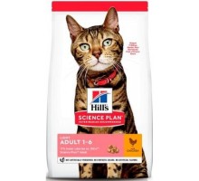 Hill`s (Хіллс) Feline Adult Light Chicken Сухий корм полегшений для котів з куркою