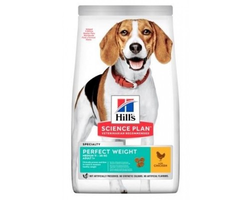 Hills (Хіллс) Adult Perfect Weight Medium Сухий корм для собак середніх порід Ідеальна вага з куркою