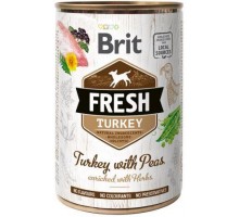 Brit Fresh (Брит Фреш) з індичкою і горошком 400 гр