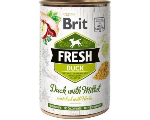 Brit Fresh (Брит Фреш) з качкою і пшоном 400 гр