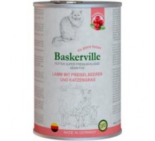 Baskerville (Баскервіль) Ягня з журавлиною і котячої м'ятою для котів