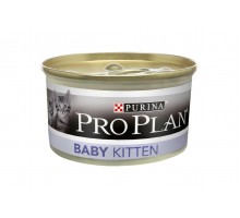 PRO PLAN Baby Kitten корм для кошенят мус з куркою, ж/б, 85 гр