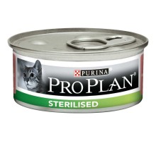 PRO PLAN Sterilised для стерилізованих кішок паштет з тунцем та лососем, ж/б, 85г