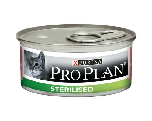 PRO PLAN Sterilised для стерилізованих кішок паштет з тунцем та лососем, ж/б, 85г