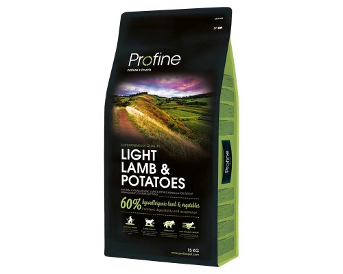 Profine Light Lamb Potatoes, корм для оптимизации веса