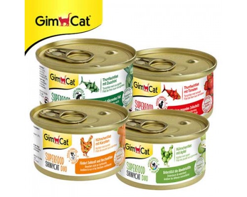 Gim Shiny Cat SUPERFOOD з тунцем і томатами, 70 гр