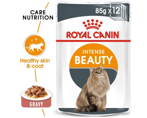 Royal Canin Intense Beauty in Gravy для краси шерсті кішок від 1 року (в соусі)