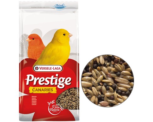 Versele-Laga Prestige Canaries ВЕРСЕЛЕ-ЛАГА ПРЕСТИЖ КАНАРКА зернова суміш, корм для канарок , 1 кг.