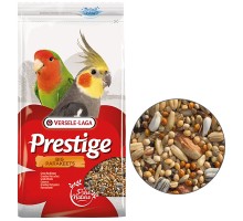 Versele-Laga Prestige Big Parakeet ВЕРСЕЛЕ-ЛАГА ПРЕСТИЖ СРЕДНИЙ ПОПУГАЙ зерновая смесь с орехами, корм для средних попугаев , 1 кг.