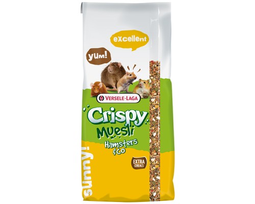 Versele-Laga Crispy Muesli Hamster ВЕРСЕЛЕ-ЛАГА КРІСПІ МЮСЛІ ХОМ'ЯК корм для хом'яків, щурів, мишей, піщанок , 20 кг.