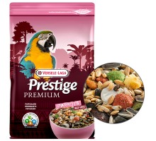 Versele-Laga Prestige Premium Parrots ВЕРСЕЛЕ-ЛАГА ПРЕСТИЖ ПРЕМІУМ ВЕЛИКИЙ ПАПУГА повнораціонний корм для великих папуг , 2 кг.