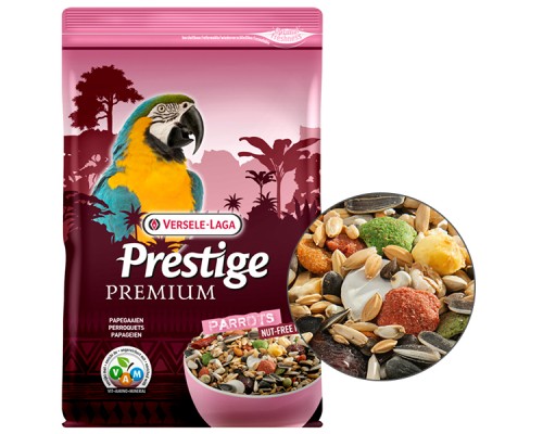 Versele-Laga Prestige Premium Parrots ВЕРСЕЛЕ-ЛАГА ПРЕСТИЖ ПРЕМІУМ ВЕЛИКИЙ ПАПУГА повнораціонний корм для великих папуг , 2 кг.
