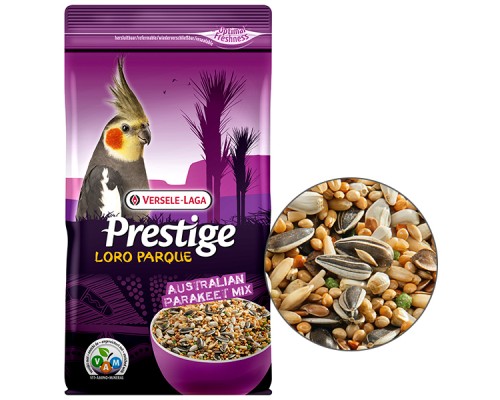 Versele-Laga Prestige Premium Loro Parque Australian Parakeet Mix ВЕРСЕЛЕ-ЛАГА АВСТРАЛІЙСЬКА ДОВГОХВОСТА ПАПУГА повнораціонний корм для папуг , 1 кг.