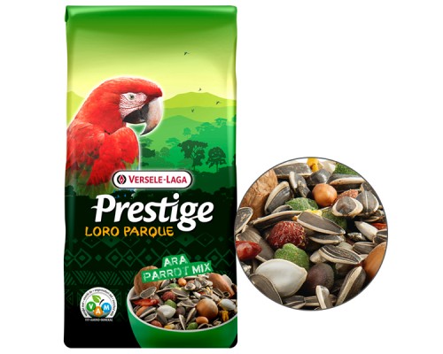 Versele-Laga Prestige Premium Loro Parque Ara Parrot Mix ВЕРСЕЛЕ-ЛАГА АРА ПАПУГА повнораціонний корм для великих папуг , 15 кг.