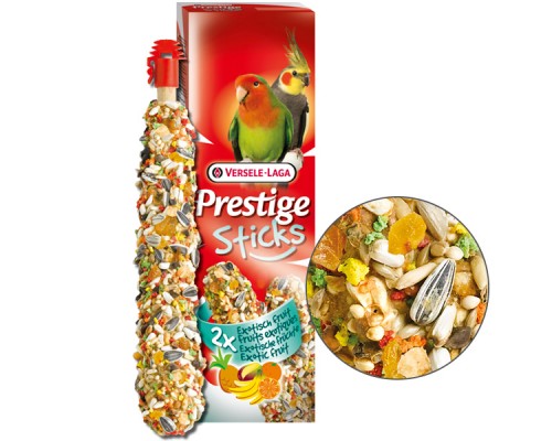 Versele-Laga Prestige Sticks Big Parakeets Exotic Fruit ВЕРСЕЛЕ-ЛАГА ЕКЗОТИЧНІ ФРУКТИ ласощі для середніх папуг