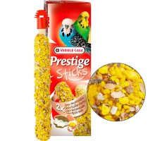 Versele-Laga Prestige Sticks Budgies Eggs&Oyster Shells ВЕРСЕЛЕ-ЛАГА ЯЙЦЯ І МУШЛІ УСТРИЦЬ ласощі для хвилястих папуг