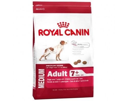 Royal Canin Medium Adult +7 корм для стареющих собак средних размеров