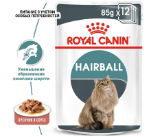 Royal Canin Hairball Сare Gravy шерстевиводящій корм для кішок старше 1 року (в соусі)
