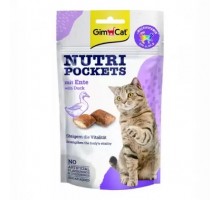 GimCat Nutri Pockets with Duck Подушечки з качкою для котів 60 г