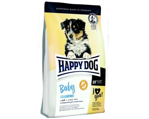 Happy Dog Supreme Baby Grainfree беззерновой с картофелем и птицей для щенков всех пород с чувствительным пищеварением
