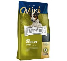 Happy Dog Mini Neuseeland для собак дрібних порід з чутливим травленням з ягням і рисом