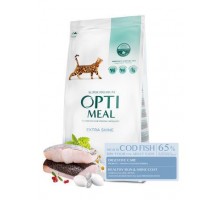 Optimeal (Оптимил) сухой корм для взрослых кошек с высоким содержанием трески