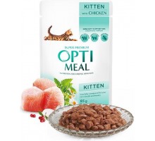 Optimeal (Оптіміл) вологий корм для кошенят з куркою