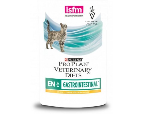 Purina Veterinary Diets EN Gastrointestinal Feline Шматочки в підливі з куркою для кішок з хворобами ШКТ