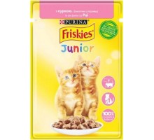 Friskies Junior для кошенят з куркою в підливі, 85 гр