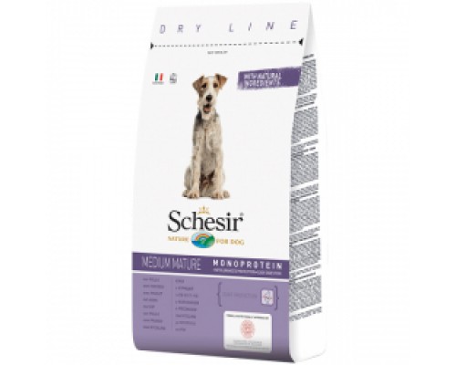 Schesir Dog Medium Mature сухий корм для літніх або малоактивних собак Середніх порід