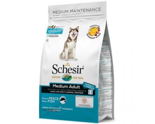 Schesir Dog Medium Adult Fish сухий корм для собак Середніх порід