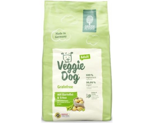 Green PetFood VeggieDog Grainfree Adult, вегетаріанській корм з картоплею та горохом