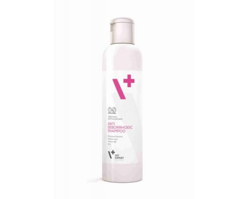 VetExpert (ВетЭксперт) Antiseborrhoeic Shampoo Противосеборейный шампунь для интенсивного ухода за кожей