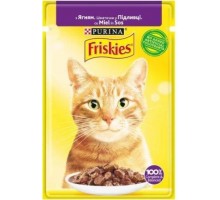 Friskies для кішок з ягням шматочки в підливі, 85 гр.