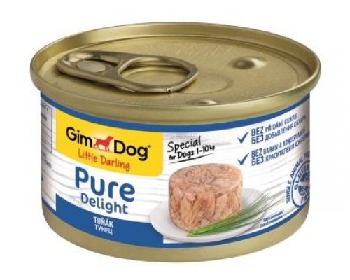 Gim Shiny Dog Pure Delight k тунец 85g