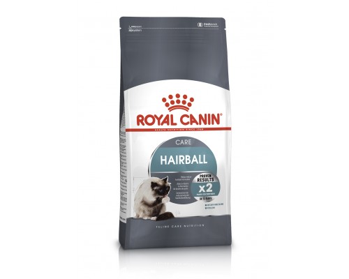 Royal Canin Hairball для взрослых кошек в возрасте от 12 месяцев до 7 лет, склонных к образованию в желудочно-кишечном тракте комочков шерсти