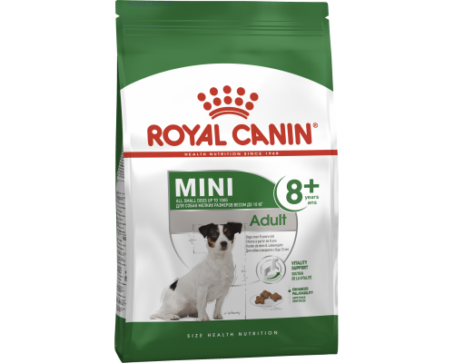 Royal Canin MINI ADULT + 8 для собак дрібних порід у віці старше 8 років
