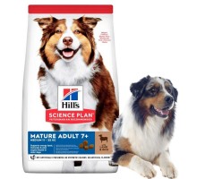 Hills (Хіллс) Mature Adult 7+ Medium Breed Сухий корм для літніх собак середніх порід з ягням і рисом