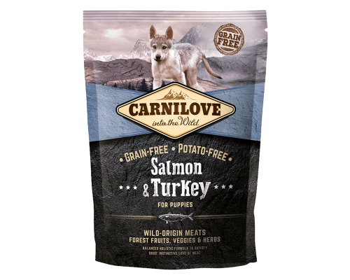 Carnilove Puppy Salmon & Turkey с лососем и индейкой для щенков
